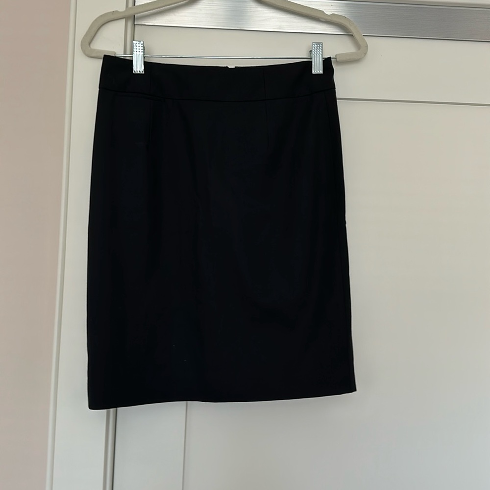 J.Crew , Black tropical wool pencil skirt - size 2